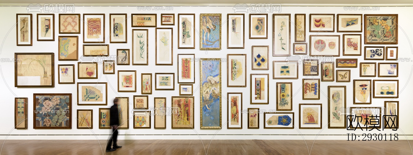 欧式展览展厅效果图下载（渲染图2）