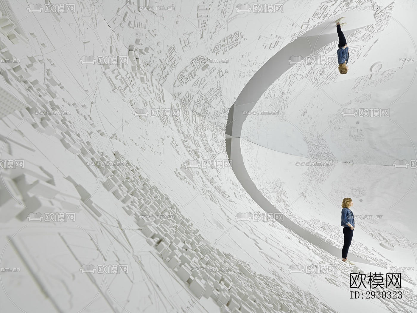 现代展览展厅效果图下载（渲染图5）