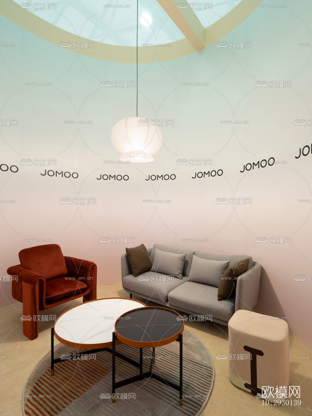 现代展览展厅效果图下载（渲染图7）