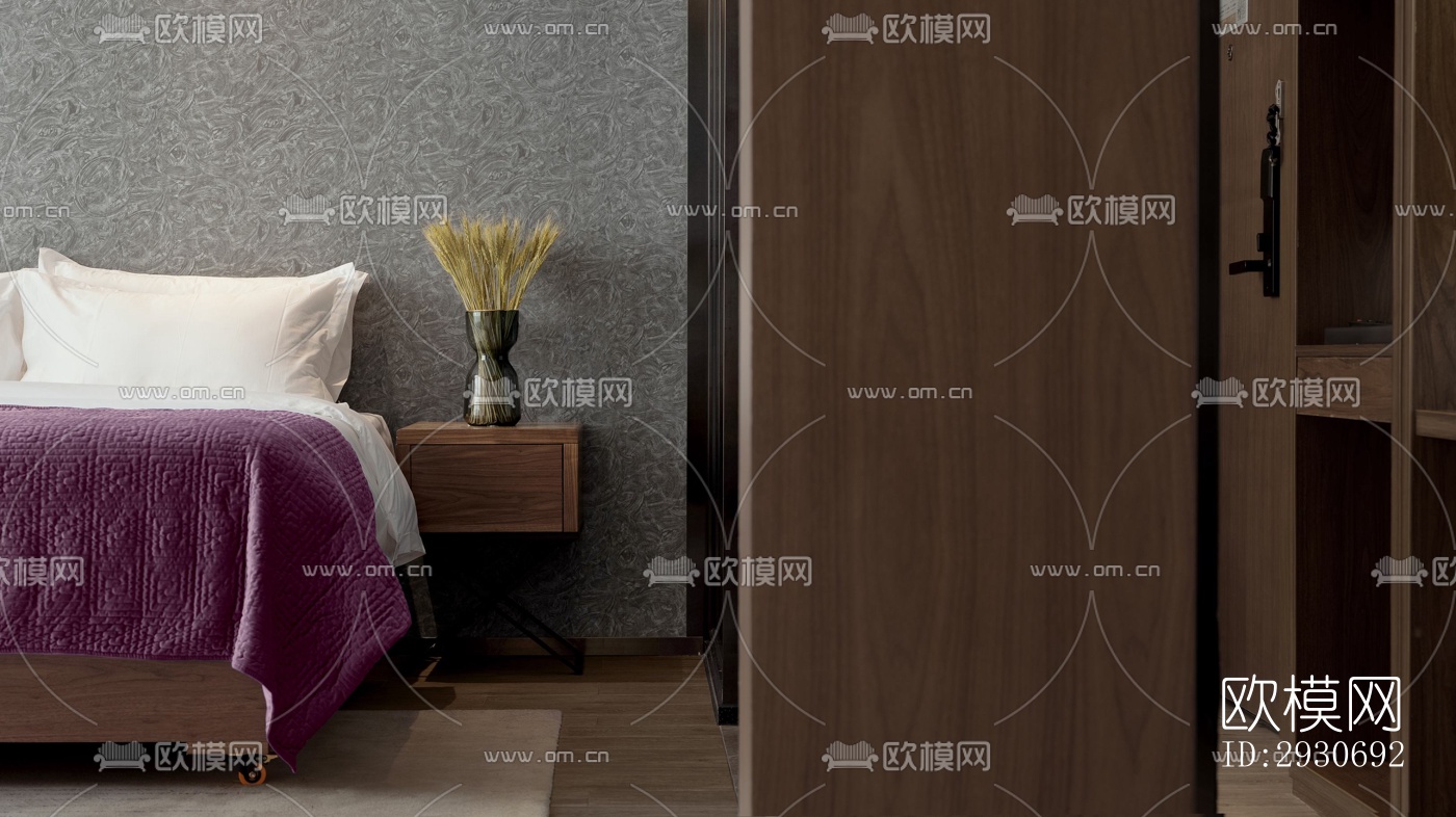 现代酒店民宿效果图下载（渲染图8）