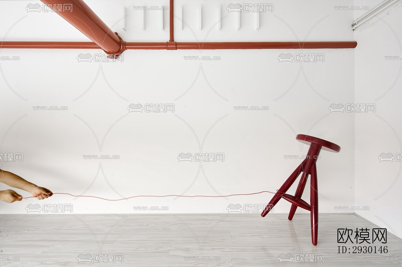 现代展览展厅效果图下载（渲染图15）