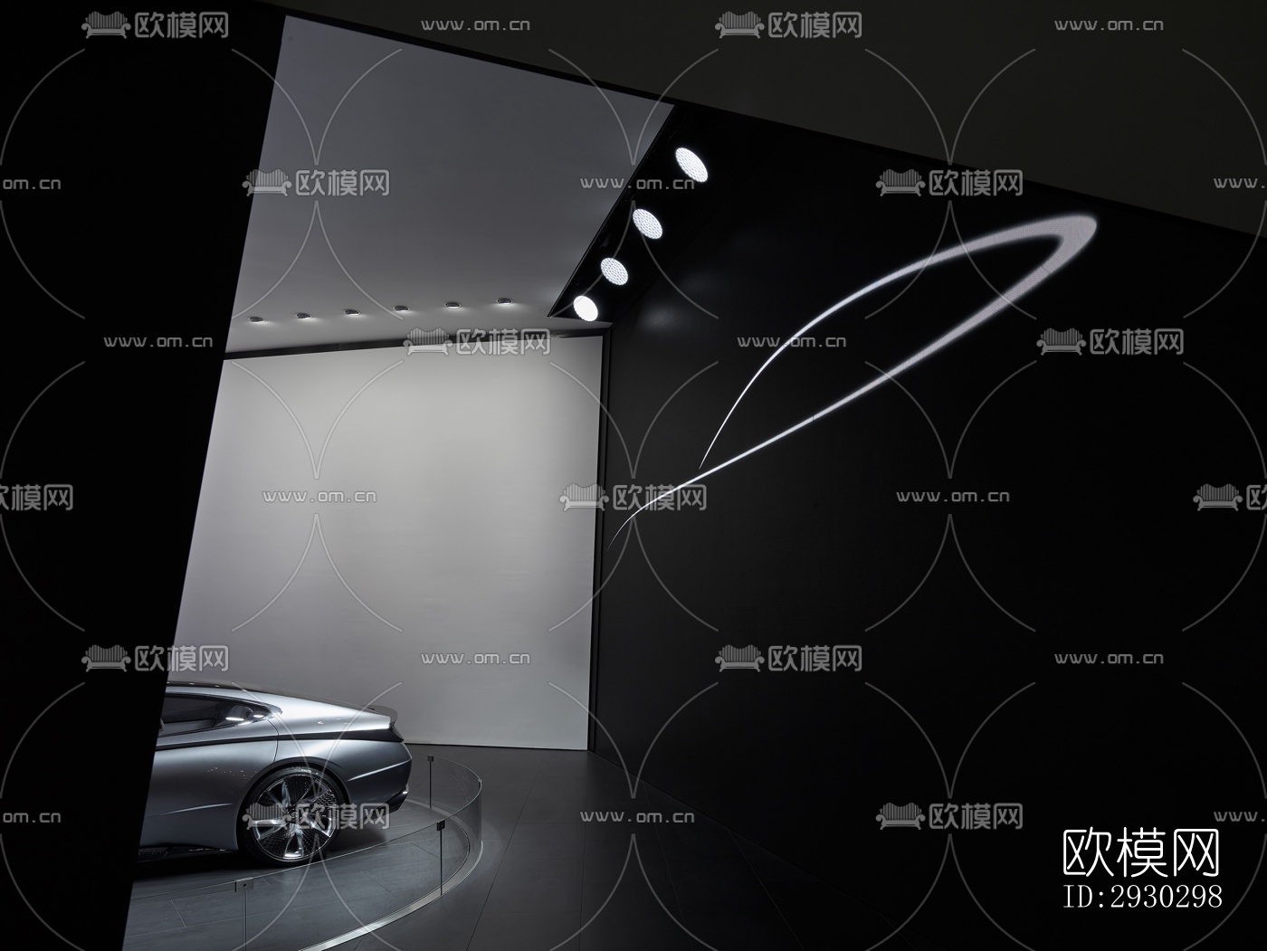 现代展览展厅效果图下载（渲染图9）