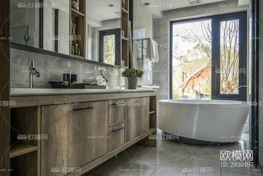 侘寂酒店民宿效果图下载（渲染图15）