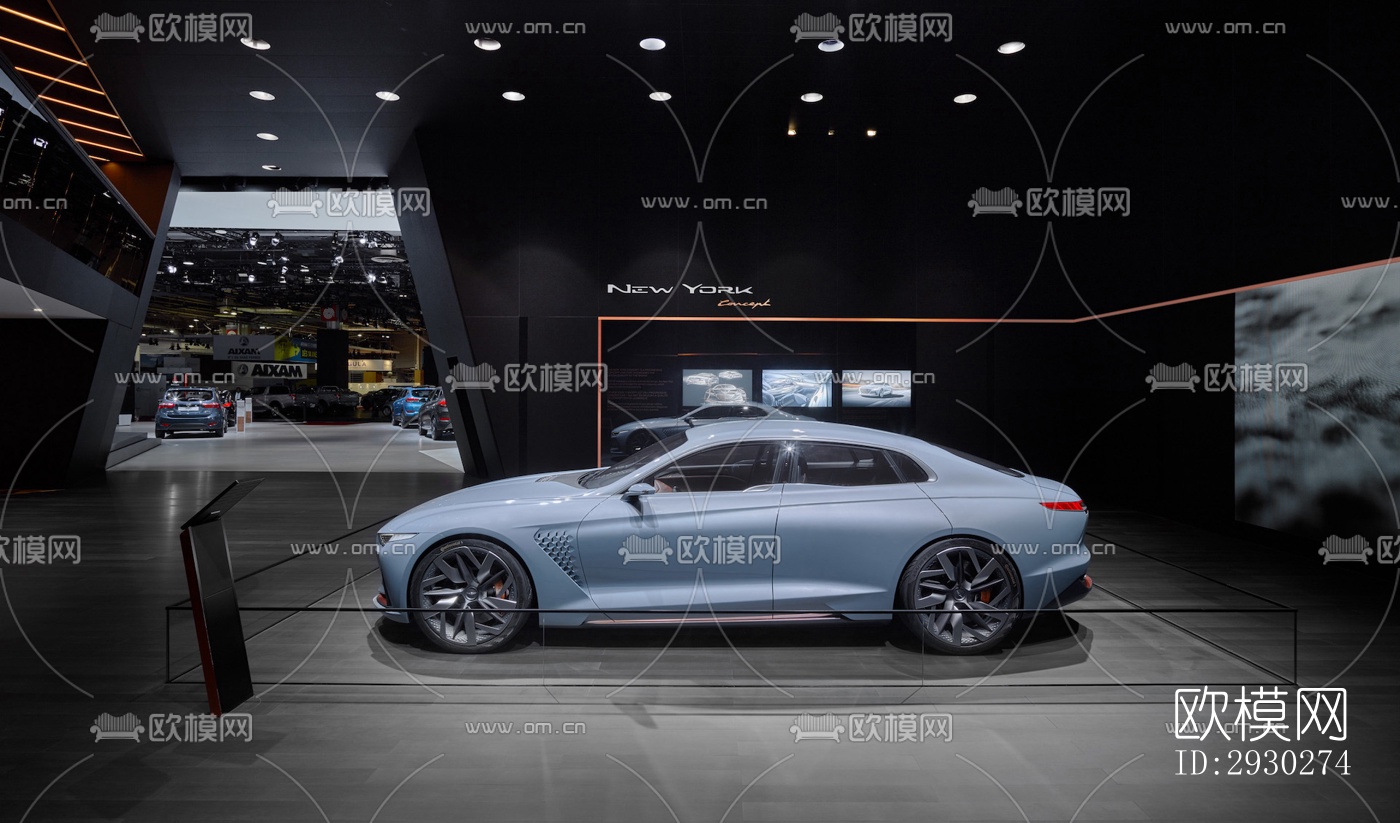 现代展览展厅效果图下载（渲染图15）