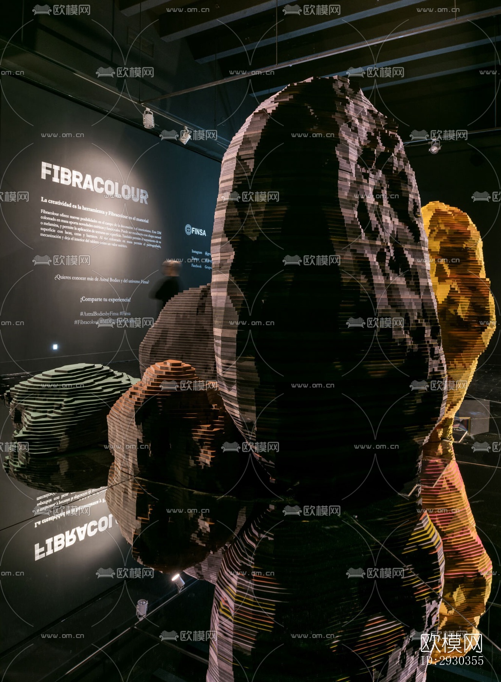 现代展览展厅效果图下载（渲染图11）