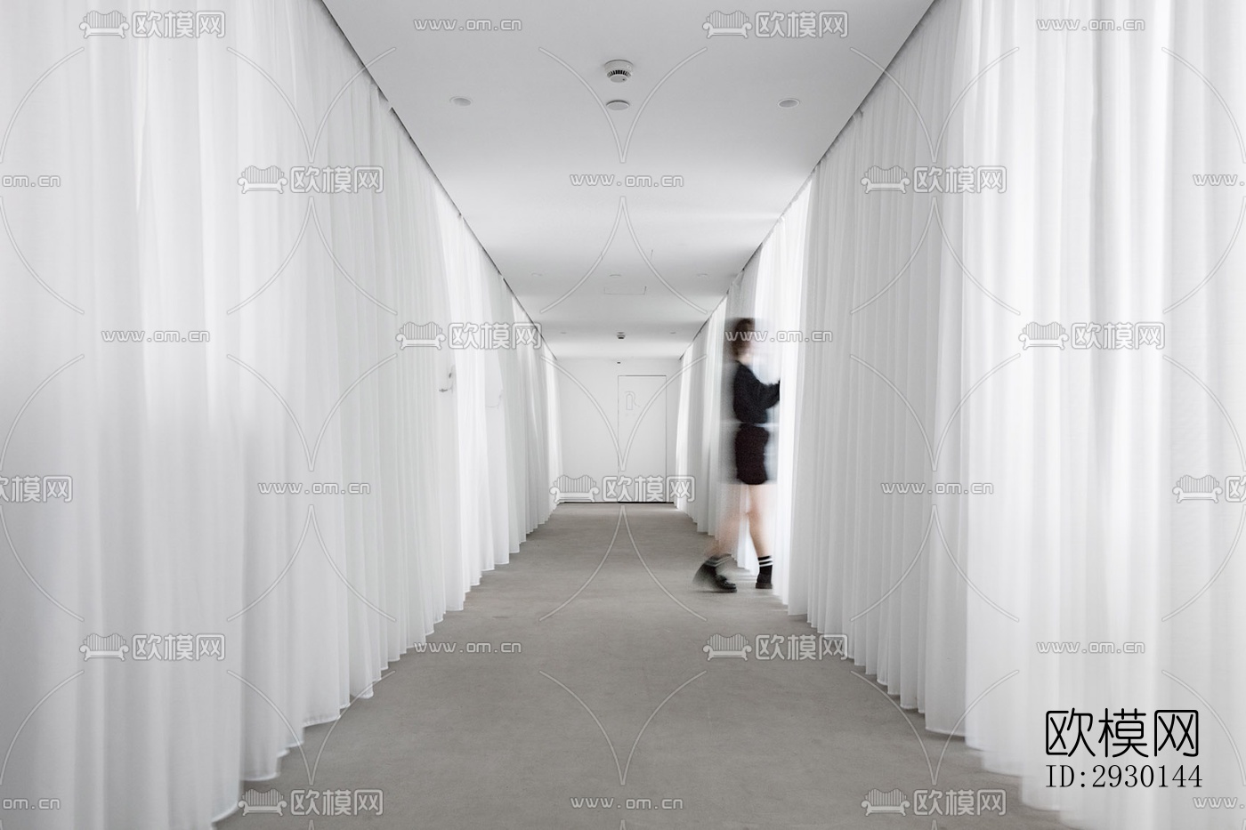 现代展览展厅效果图下载（渲染图12）