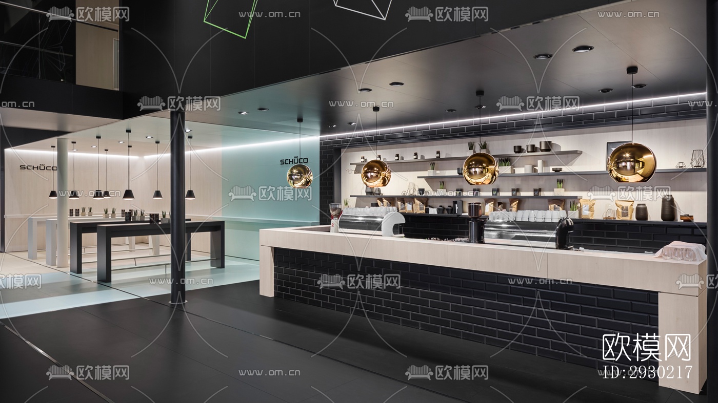 现代展览展厅效果图下载（渲染图12）