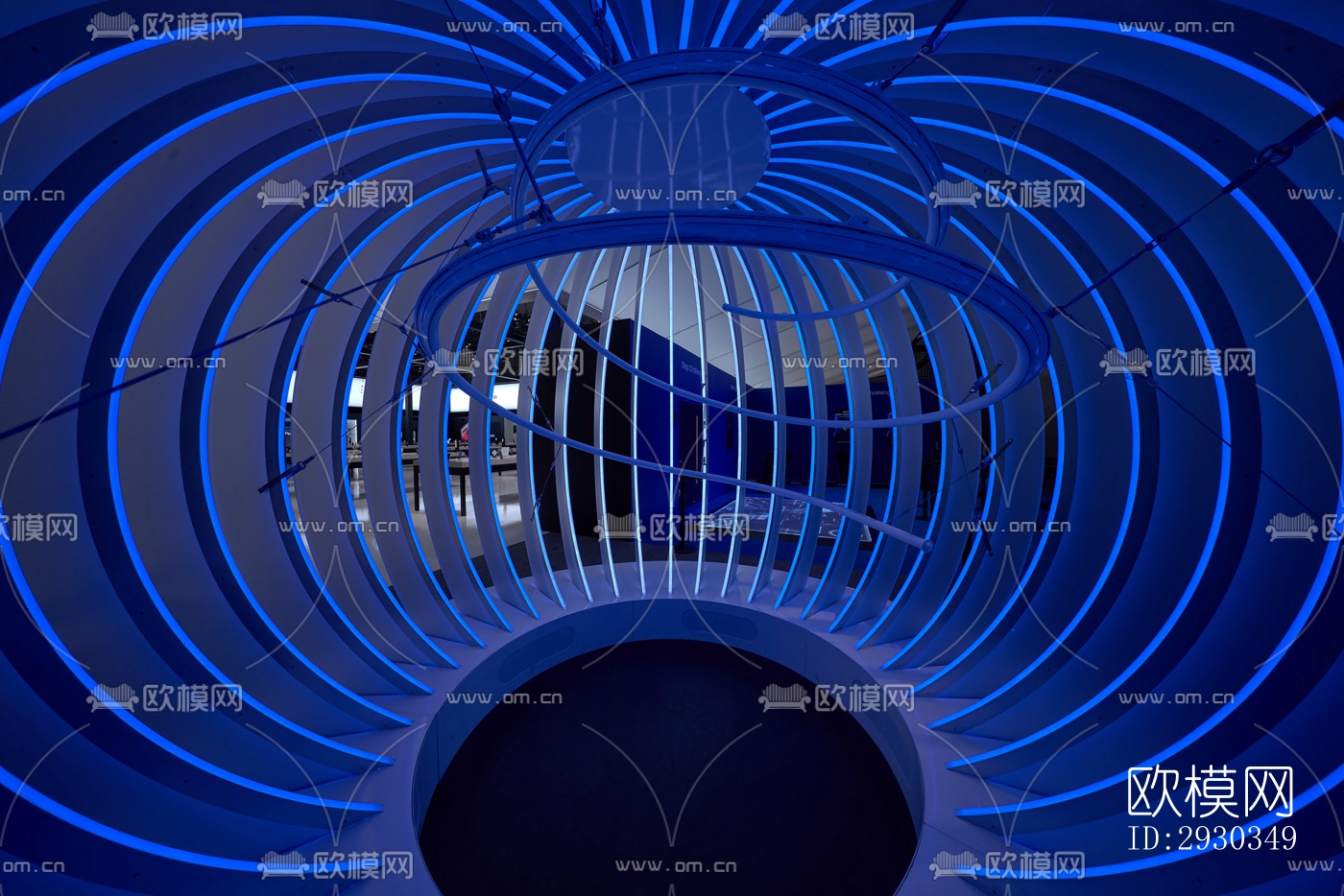 现代展览展厅效果图下载（渲染图3）