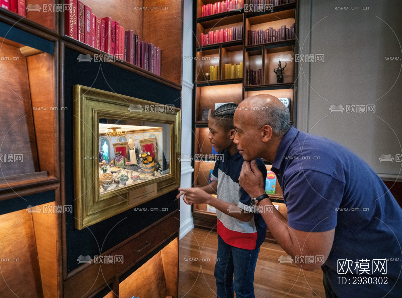 现代展览展厅效果图下载（渲染图2）