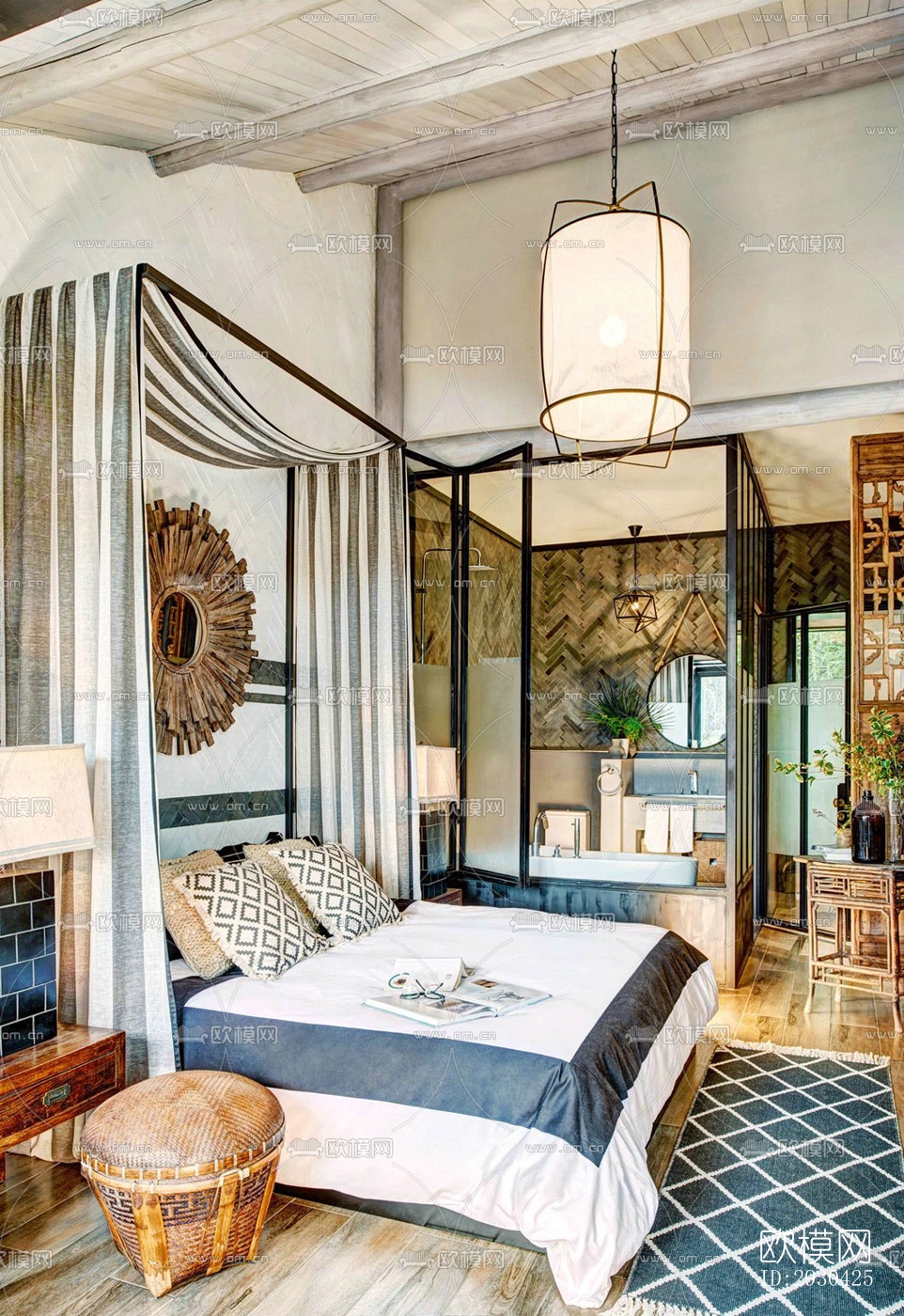 东南亚酒店民宿效果图下载（渲染图3）