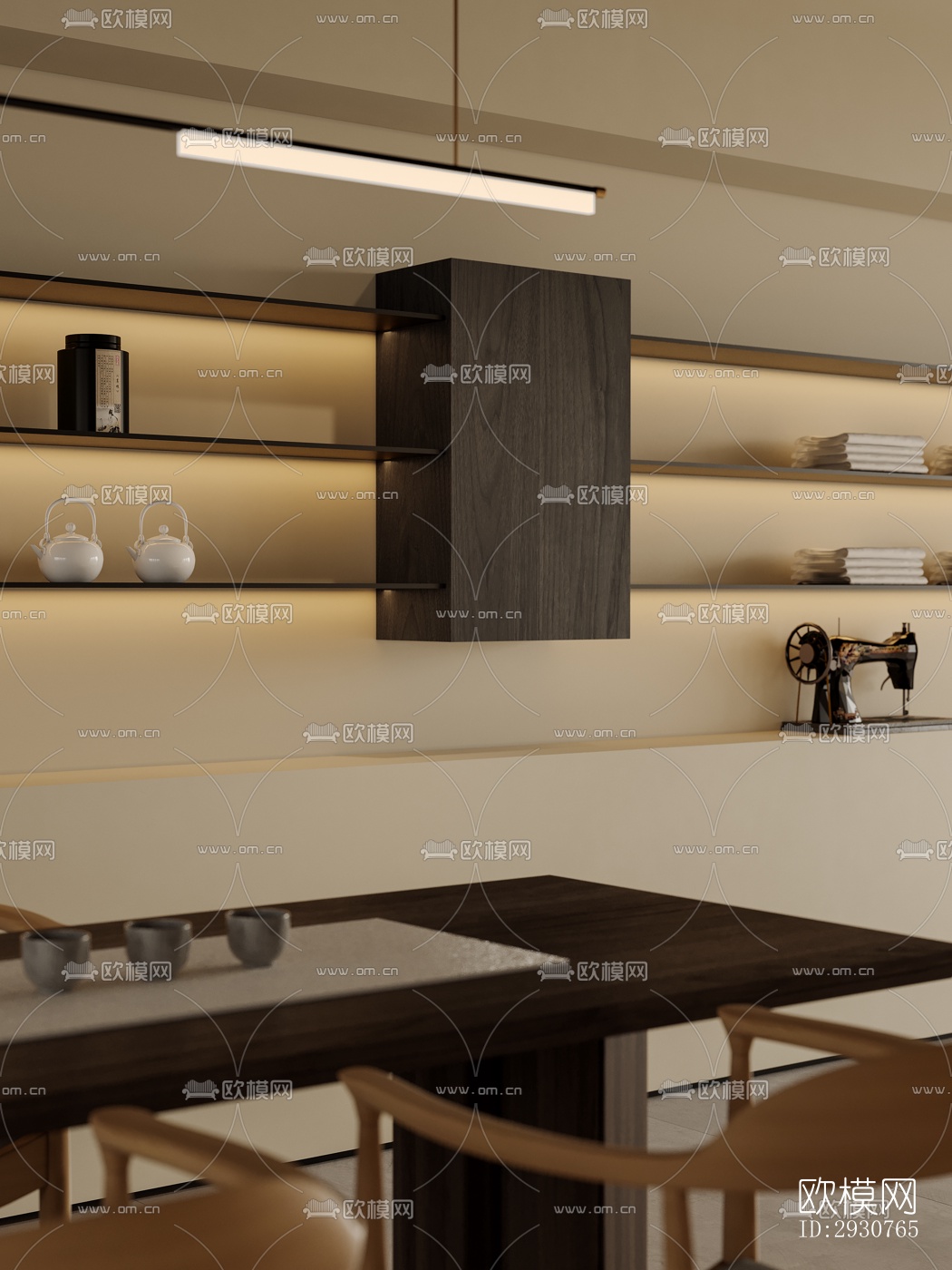 新中式零售店铺效果图下载（渲染图10）