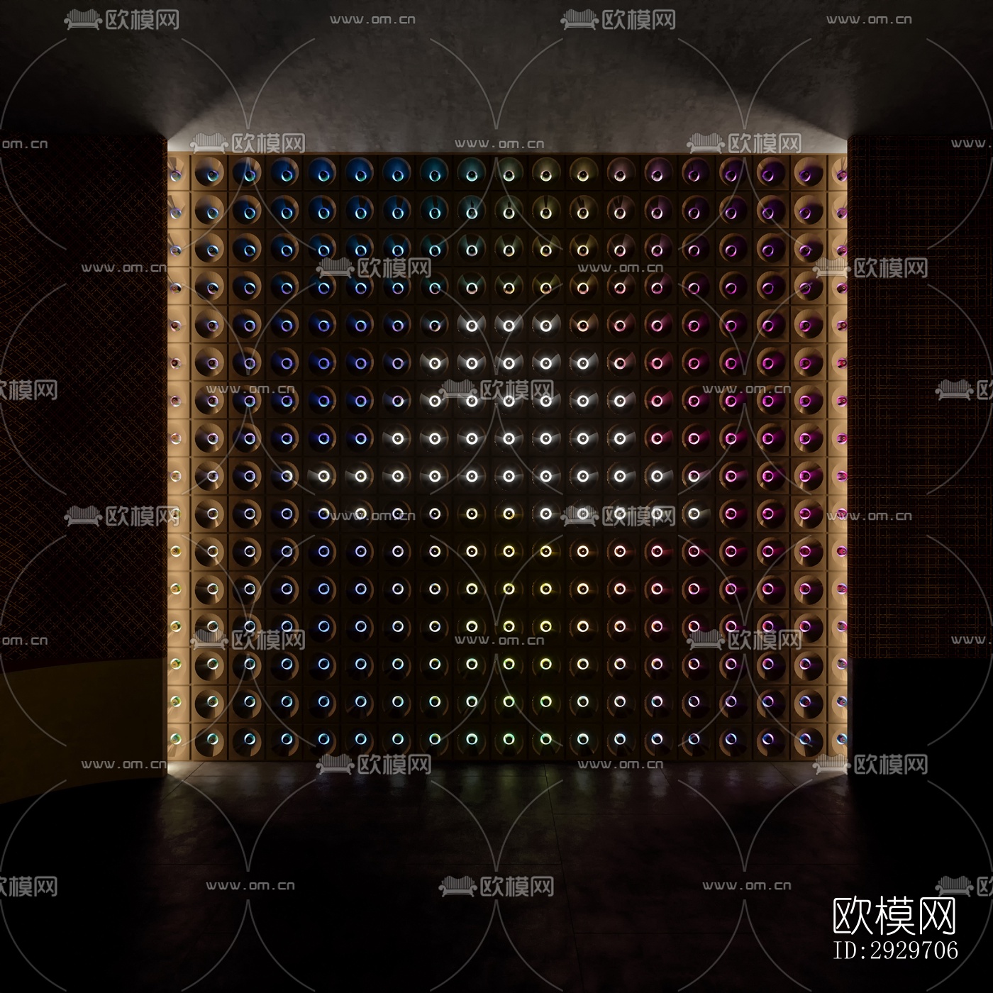 新中式美术博物馆效果图下载（渲染图2）