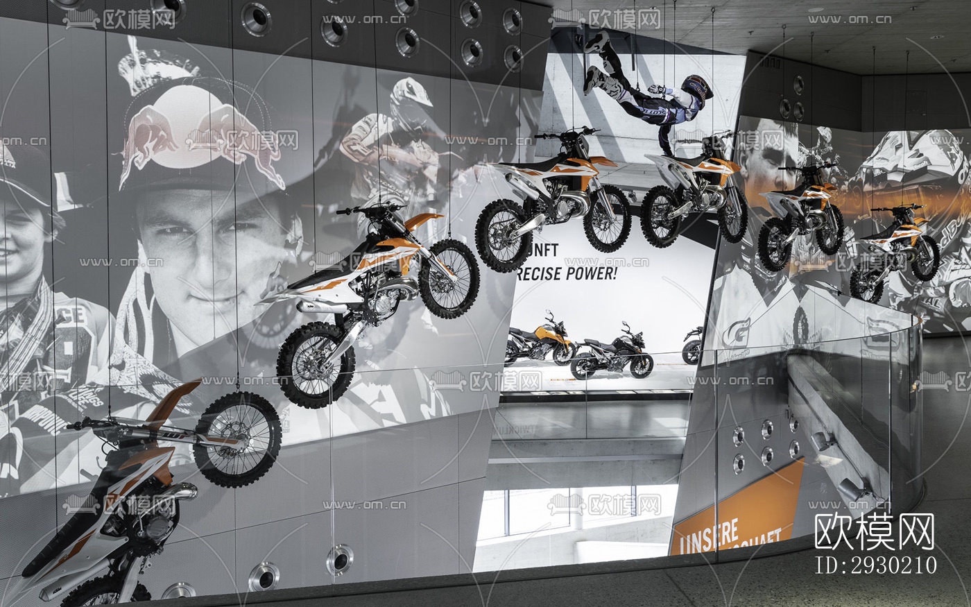 现代展览展厅效果图下载（渲染图10）