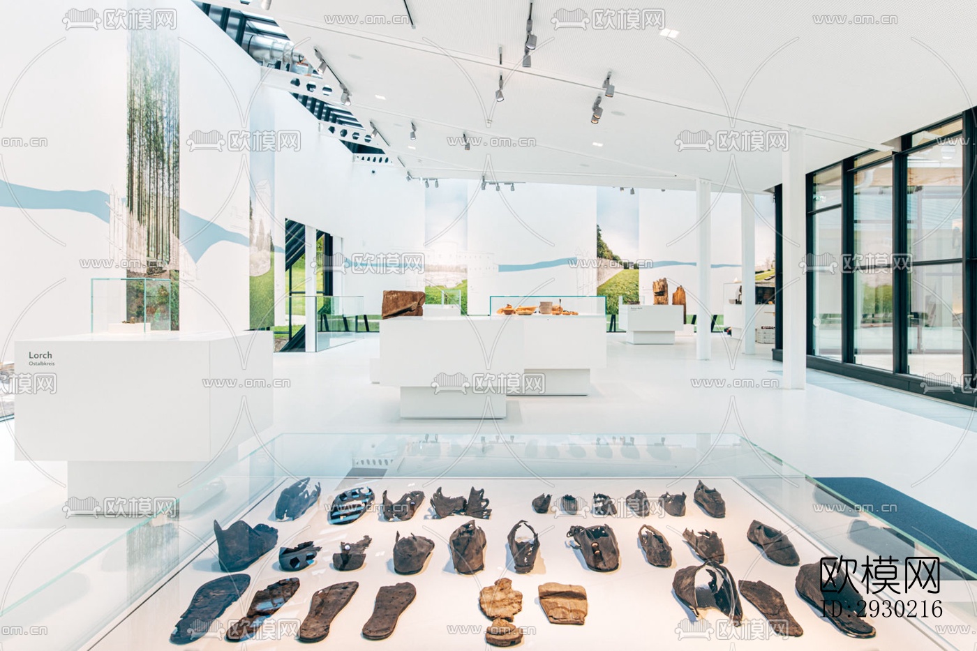 现代展览展厅效果图下载（渲染图7）