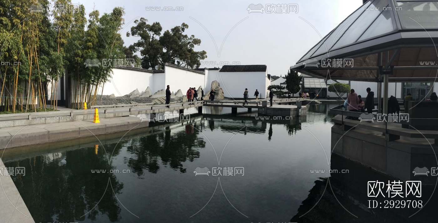 新中式美术博物馆效果图下载（渲染图5）