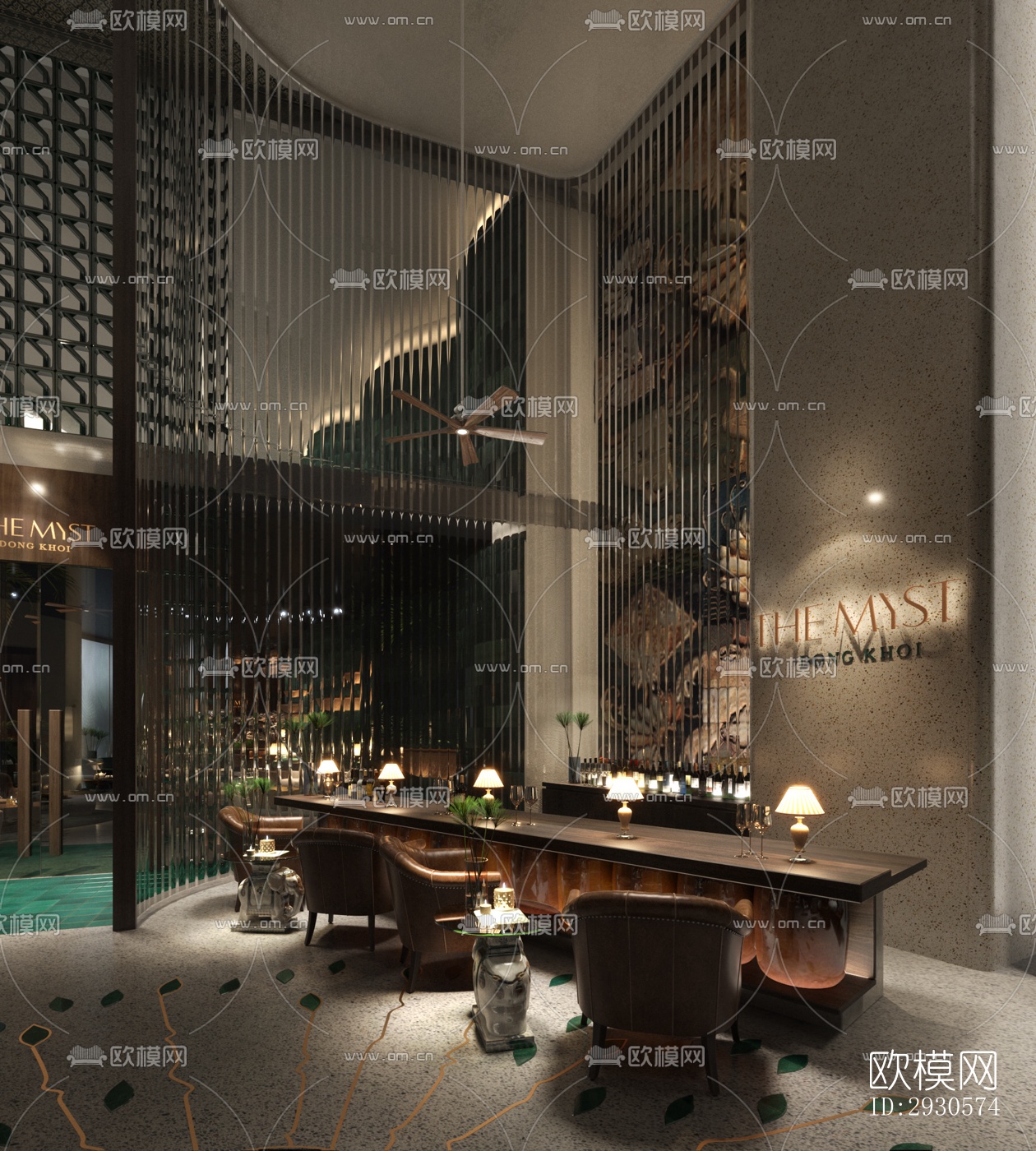 后现代酒店民宿效果图下载（渲染图1）