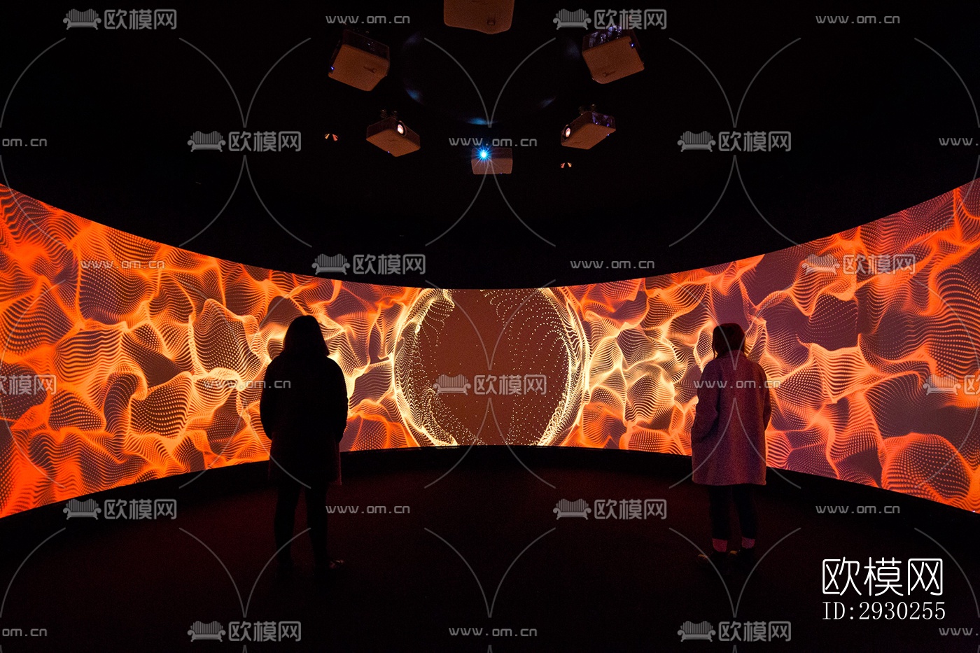 现代展览展厅效果图下载（渲染图6）