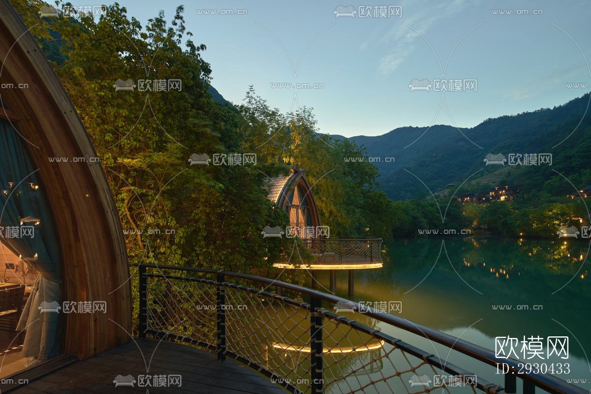 东南亚酒店民宿效果图下载（渲染图11）