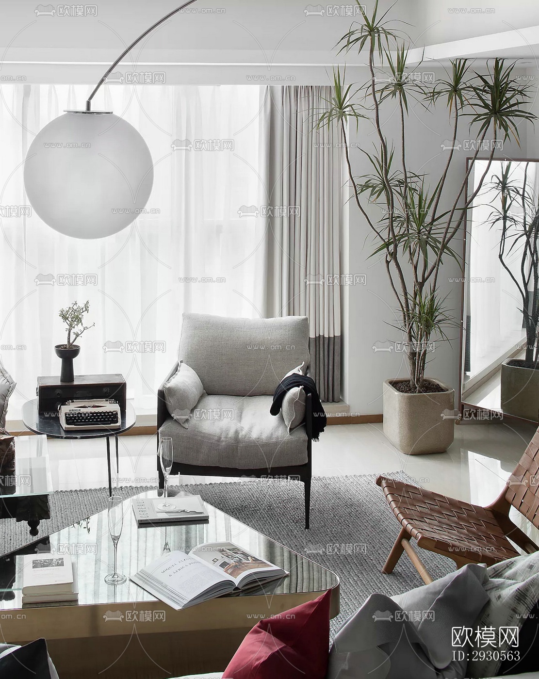 后现代酒店民宿效果图下载（渲染图3）