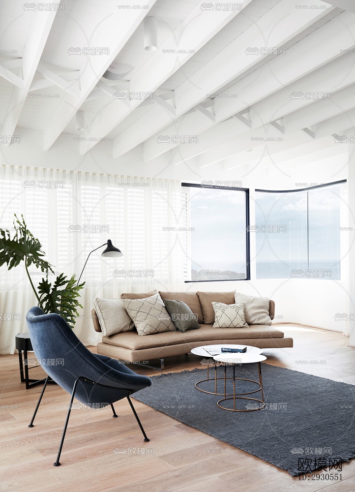 北欧酒店民宿效果图下载（渲染图8）