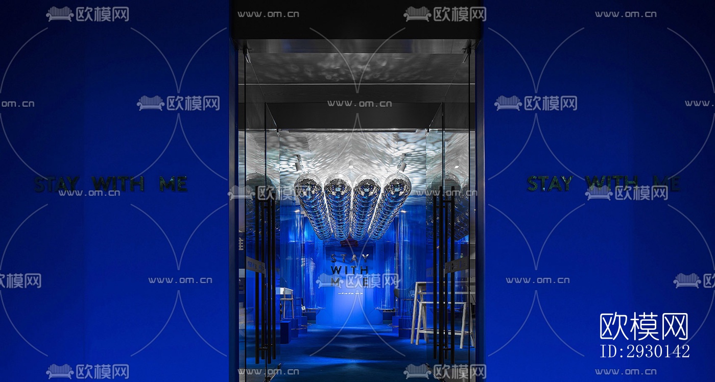 现代展览展厅效果图下载（渲染图1）