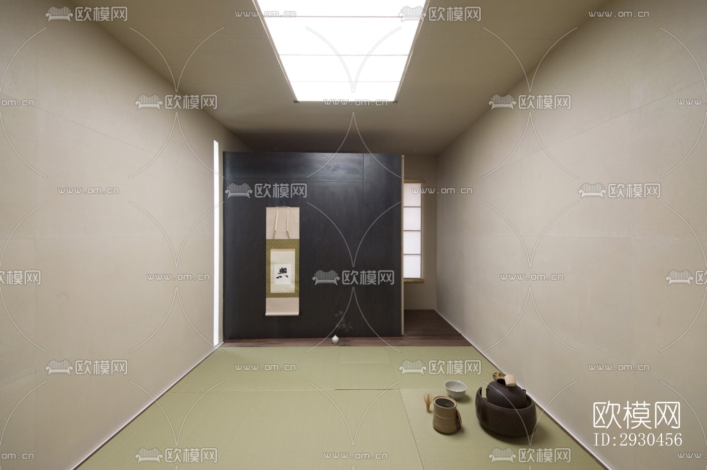 中式酒店民宿效果图下载（渲染图12）