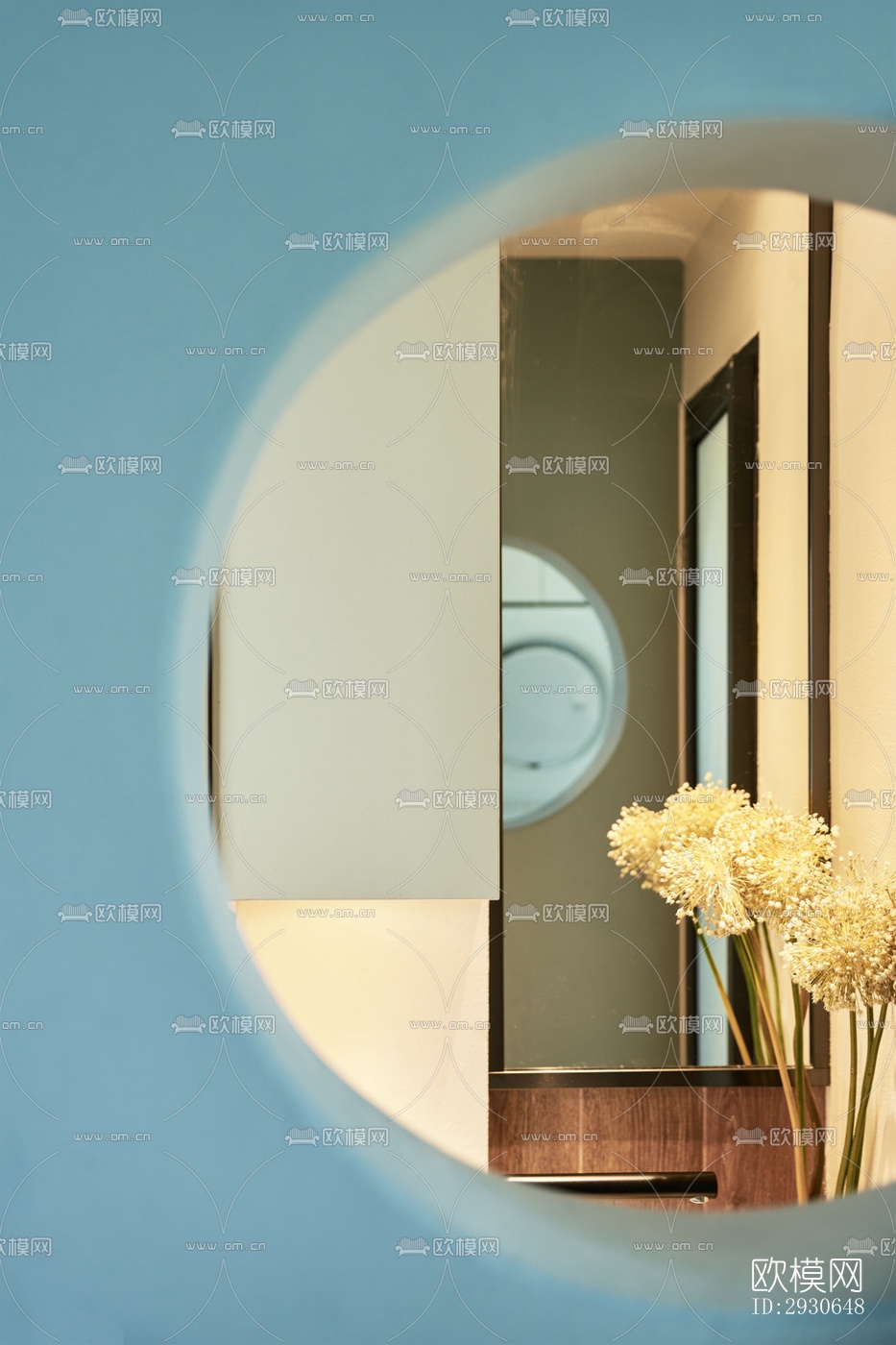 现代酒店民宿效果图下载（渲染图1）