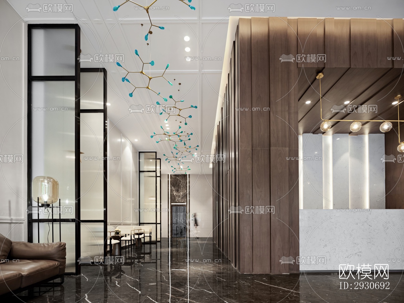 现代酒店民宿效果图下载（渲染图13）