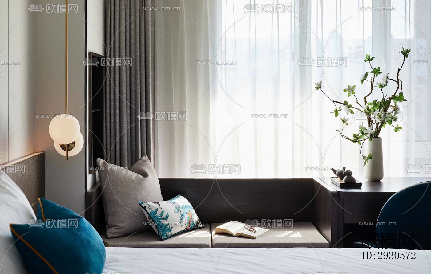 后现代酒店民宿效果图下载（渲染图2）