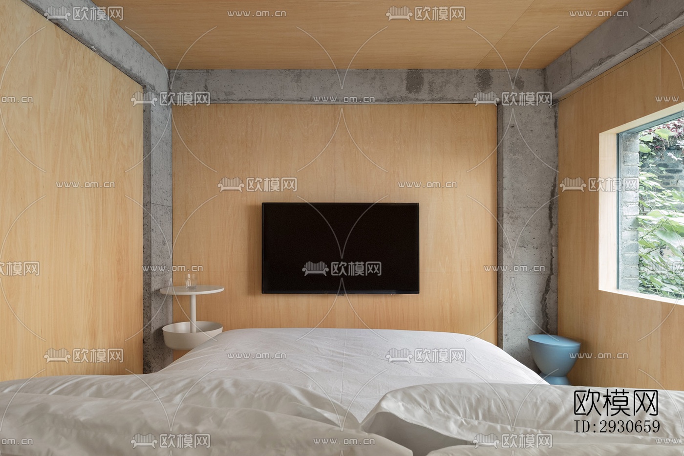 现代酒店民宿效果图下载（渲染图13）