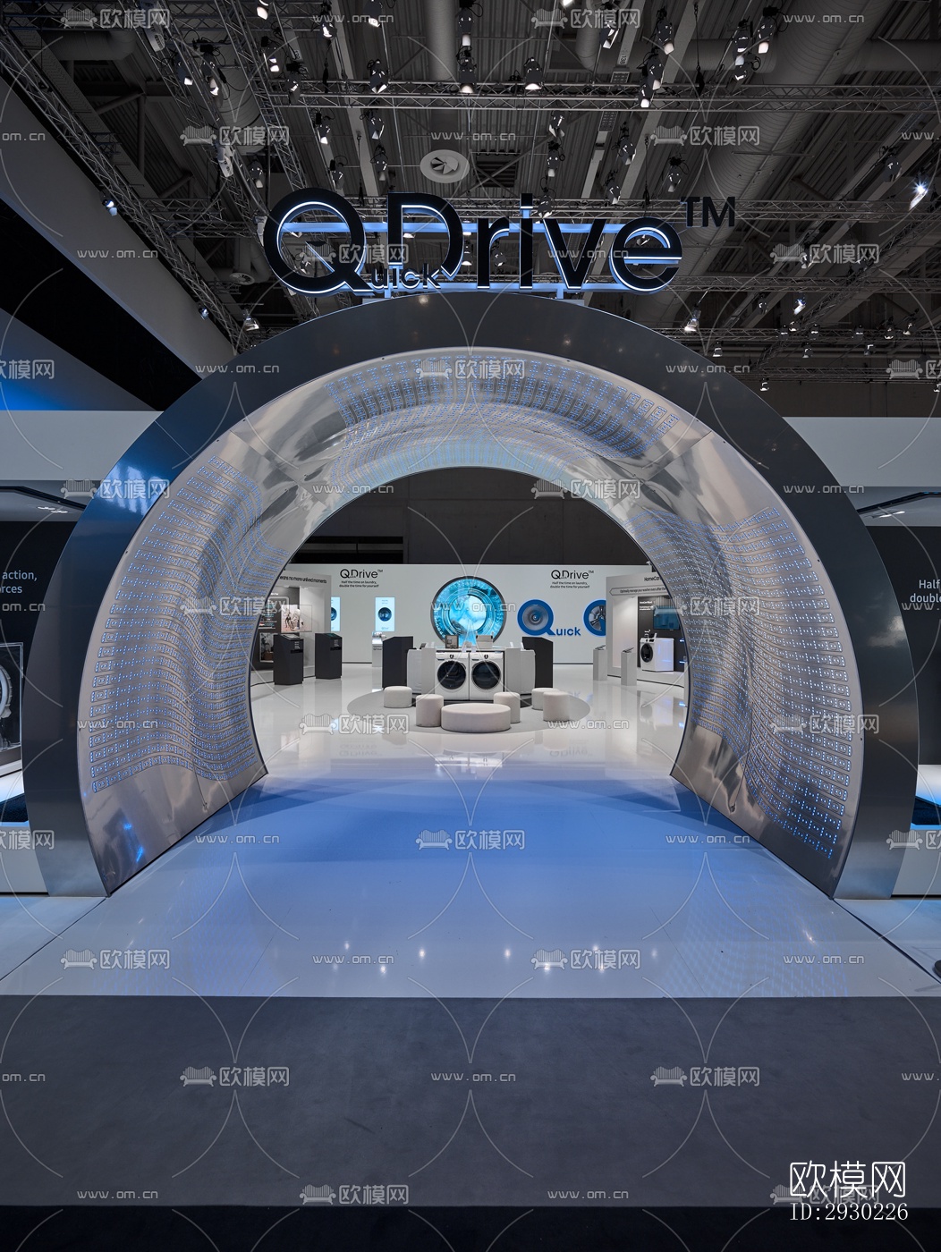 现代展览展厅效果图下载（渲染图5）