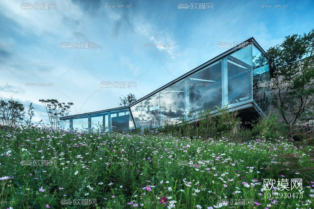 中式酒店民宿效果图下载（渲染图3）