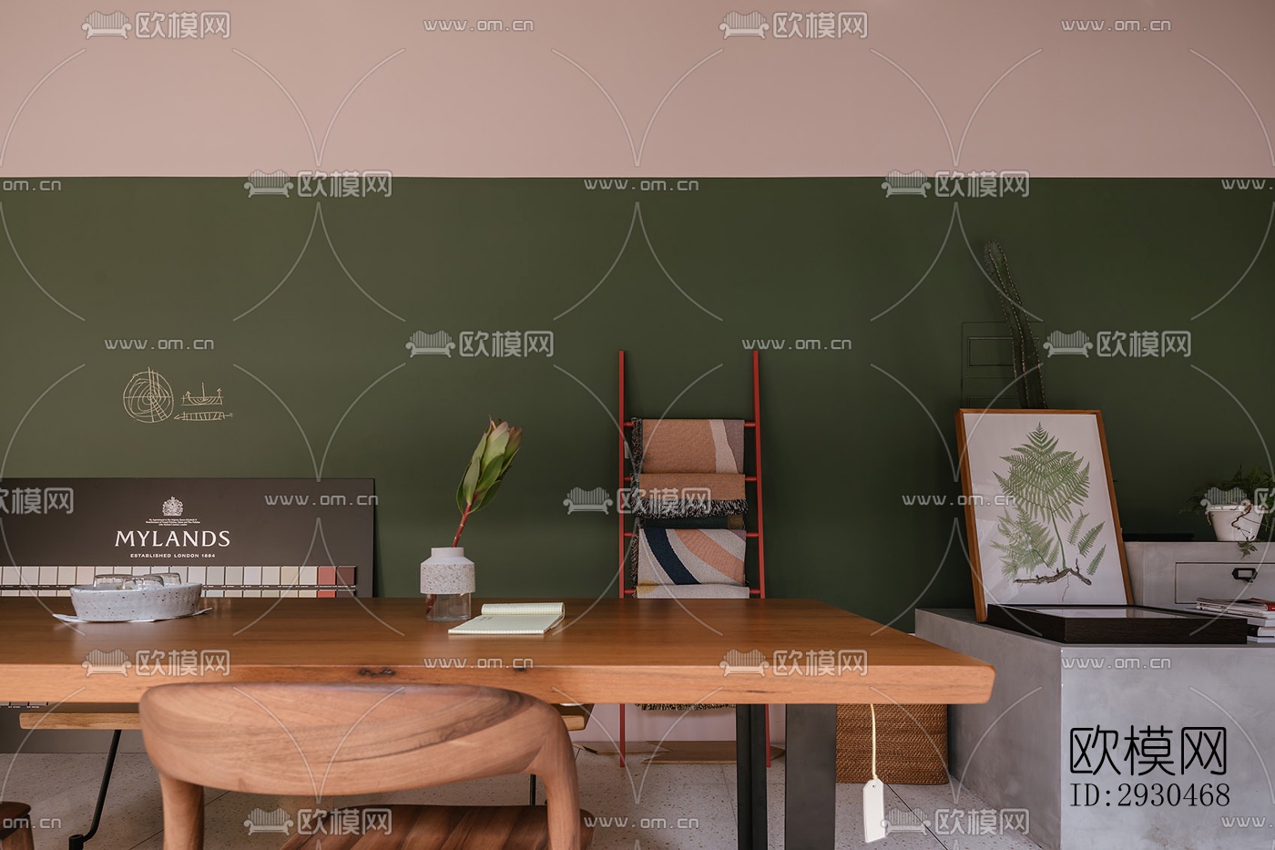 中式酒店民宿效果图下载（渲染图7）