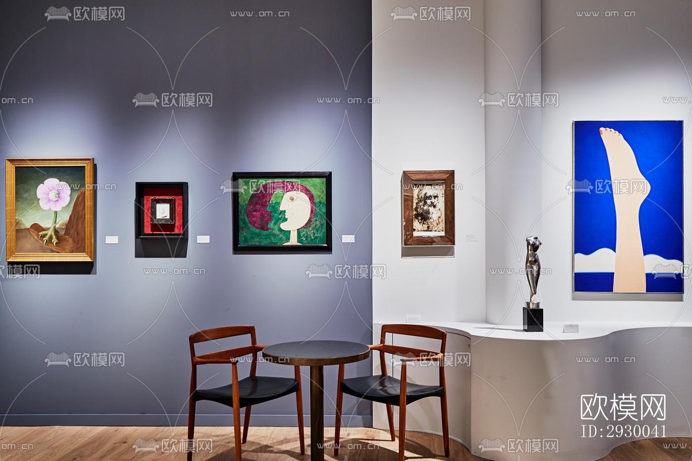 后现代展览展厅效果图下载（渲染图8）