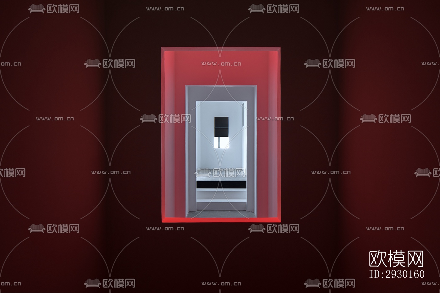 现代展览展厅效果图下载（渲染图3）