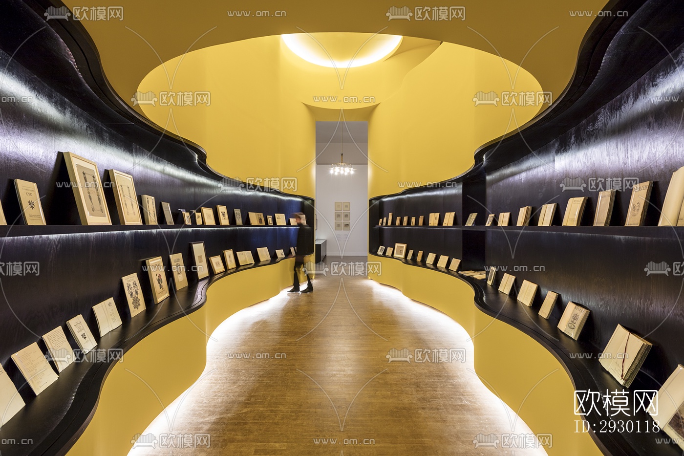 欧式展览展厅效果图下载（渲染图7）