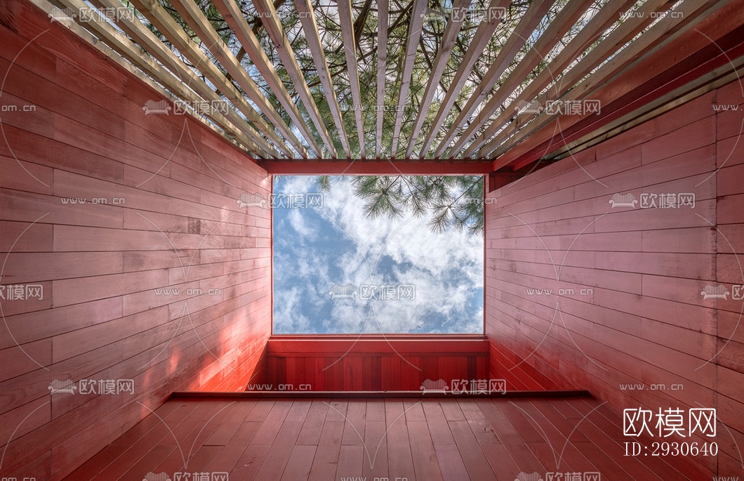 现代酒店民宿效果图下载（渲染图1）