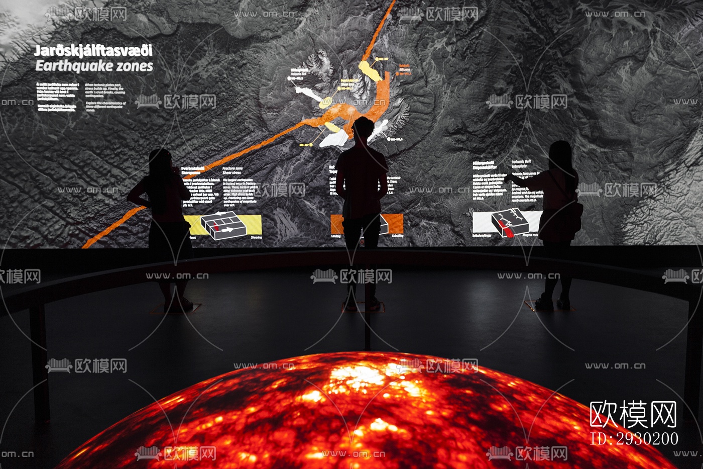 现代展览展厅效果图下载（渲染图4）