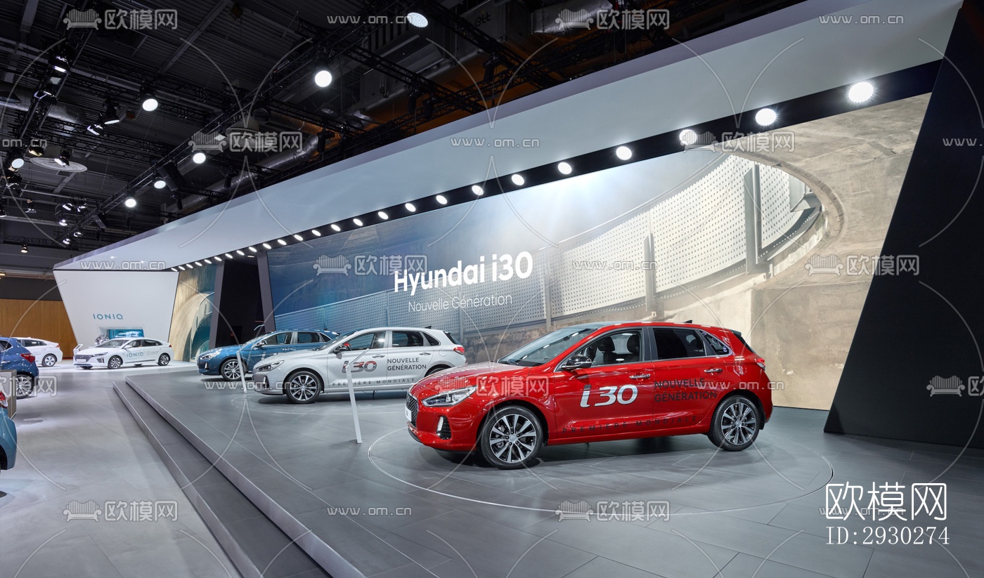 现代展览展厅效果图下载（渲染图8）