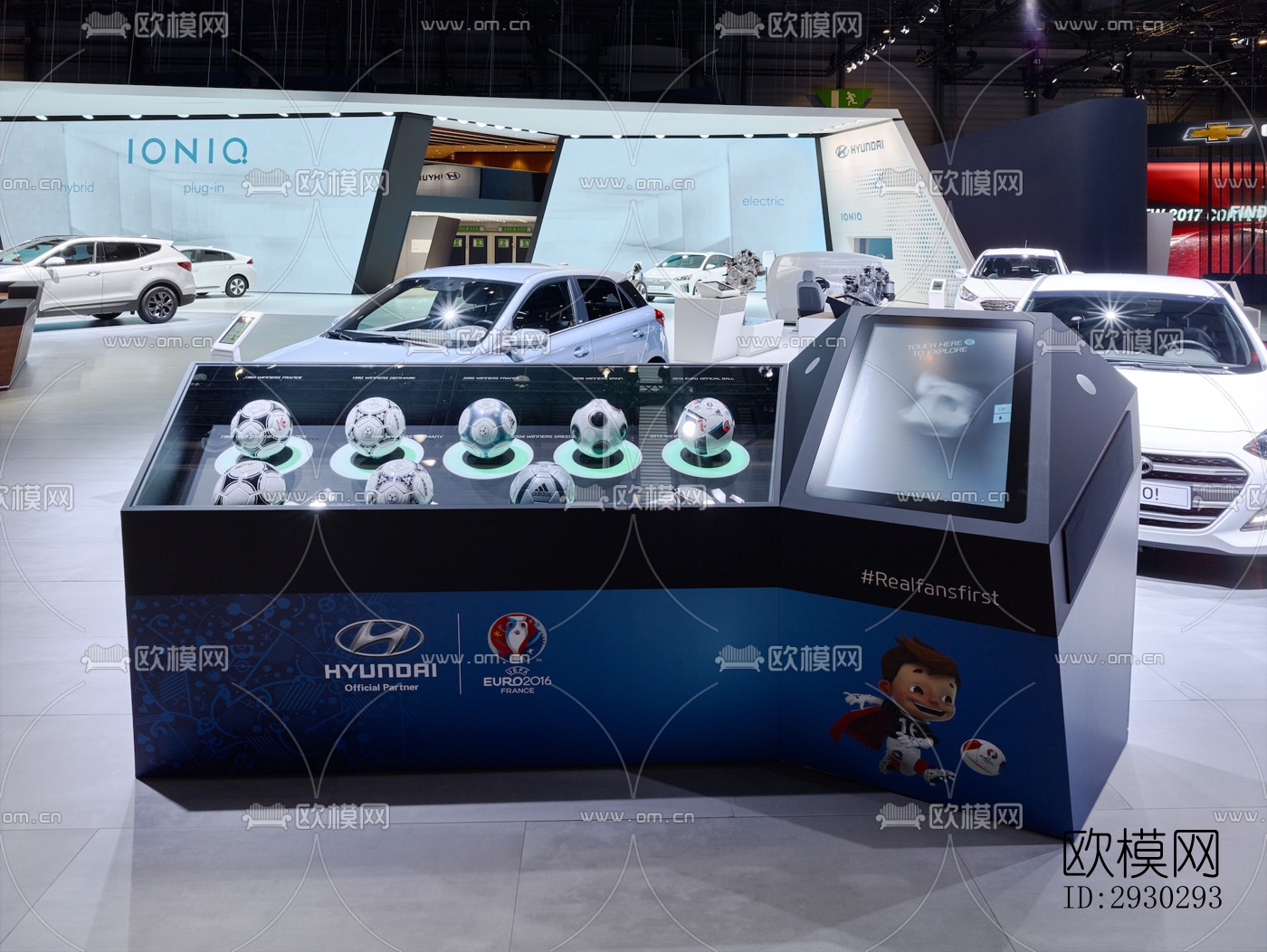 现代展览展厅效果图下载（渲染图5）