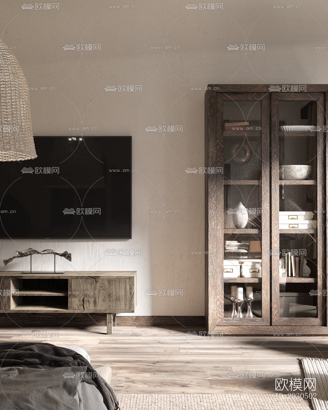 侘寂酒店民宿效果图下载（渲染图3）