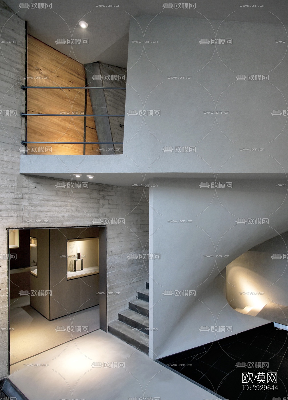 侘寂美术博物馆效果图下载（渲染图1）