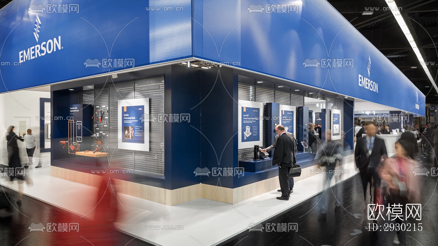 现代展览展厅效果图下载（渲染图7）