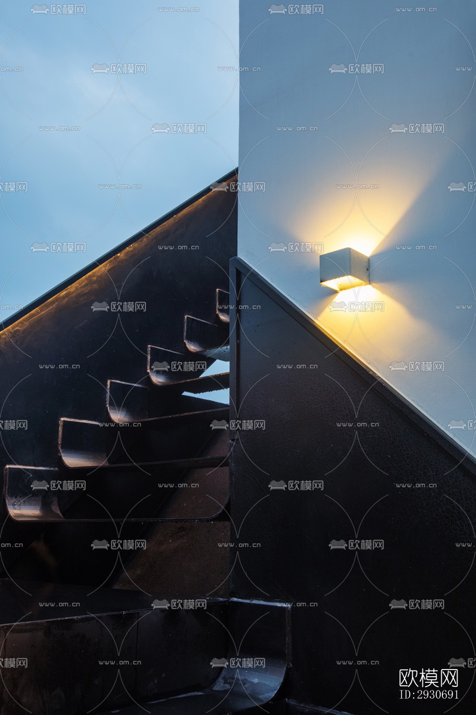 现代酒店民宿效果图下载（渲染图11）