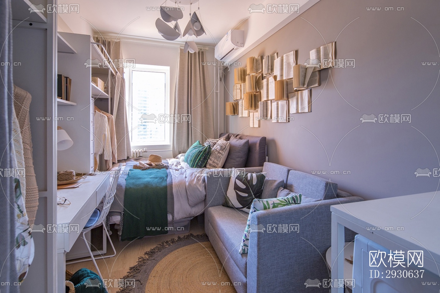 现代酒店民宿效果图下载（渲染图1）