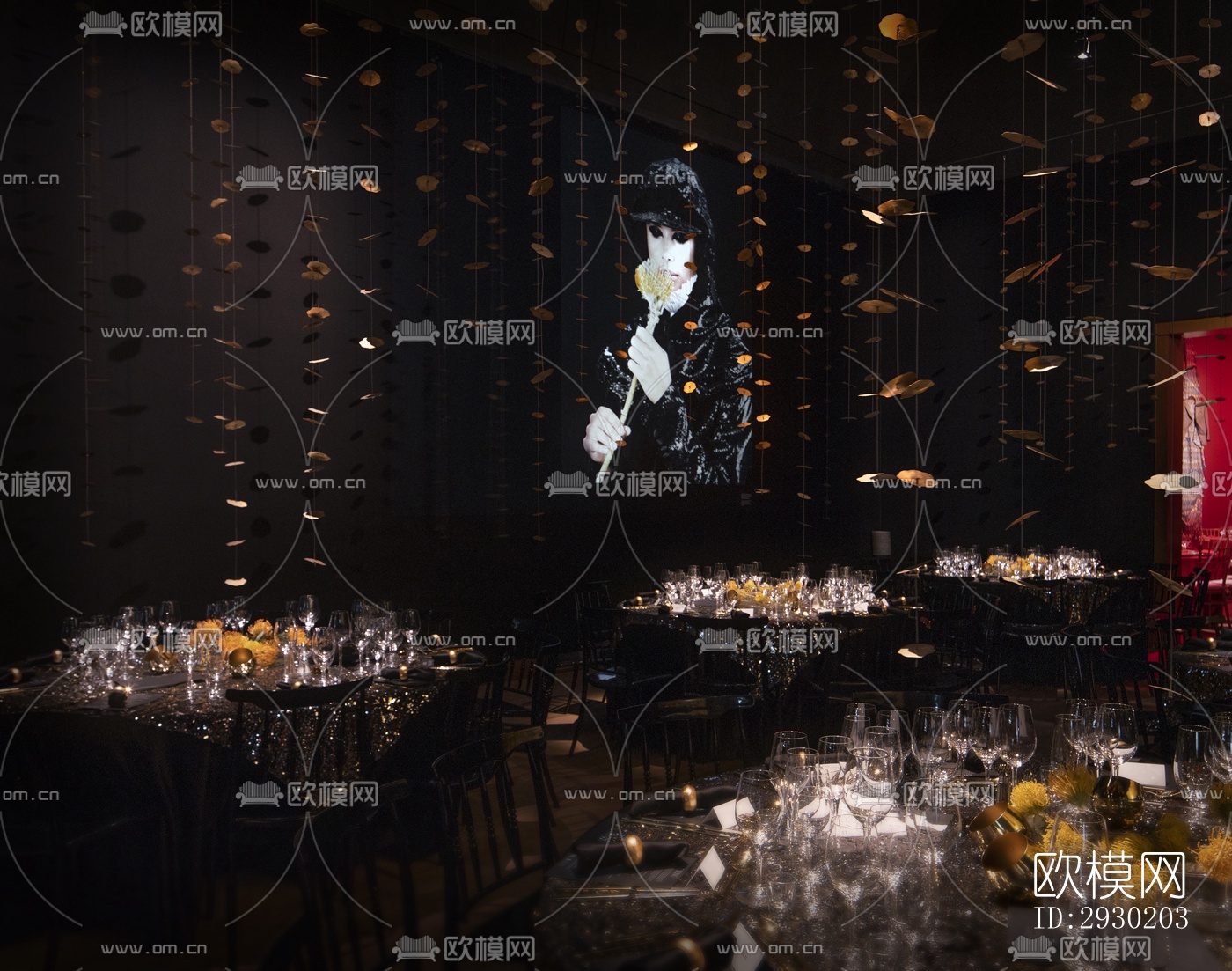 现代展览展厅效果图下载（渲染图4）