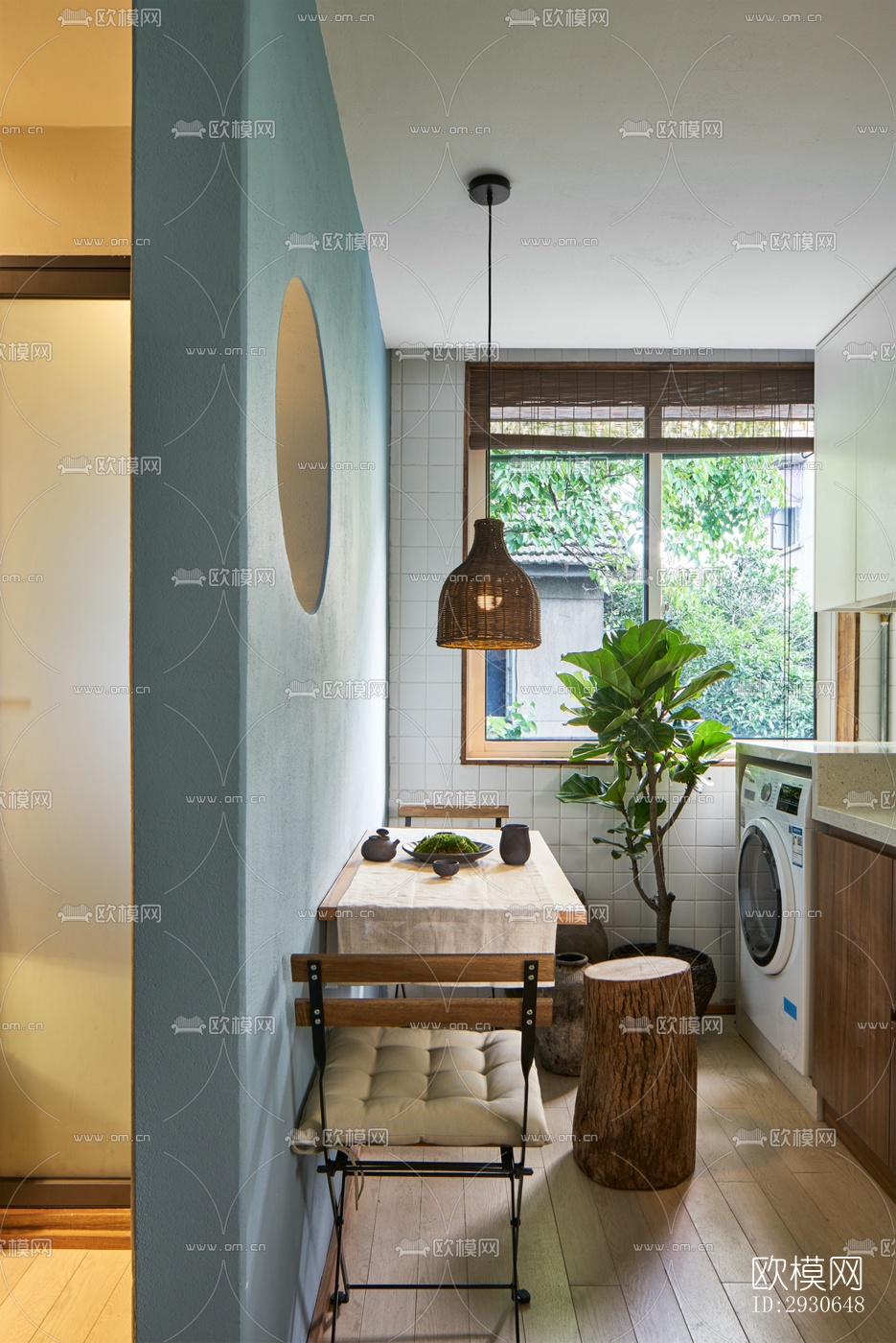 现代酒店民宿效果图下载（渲染图5）