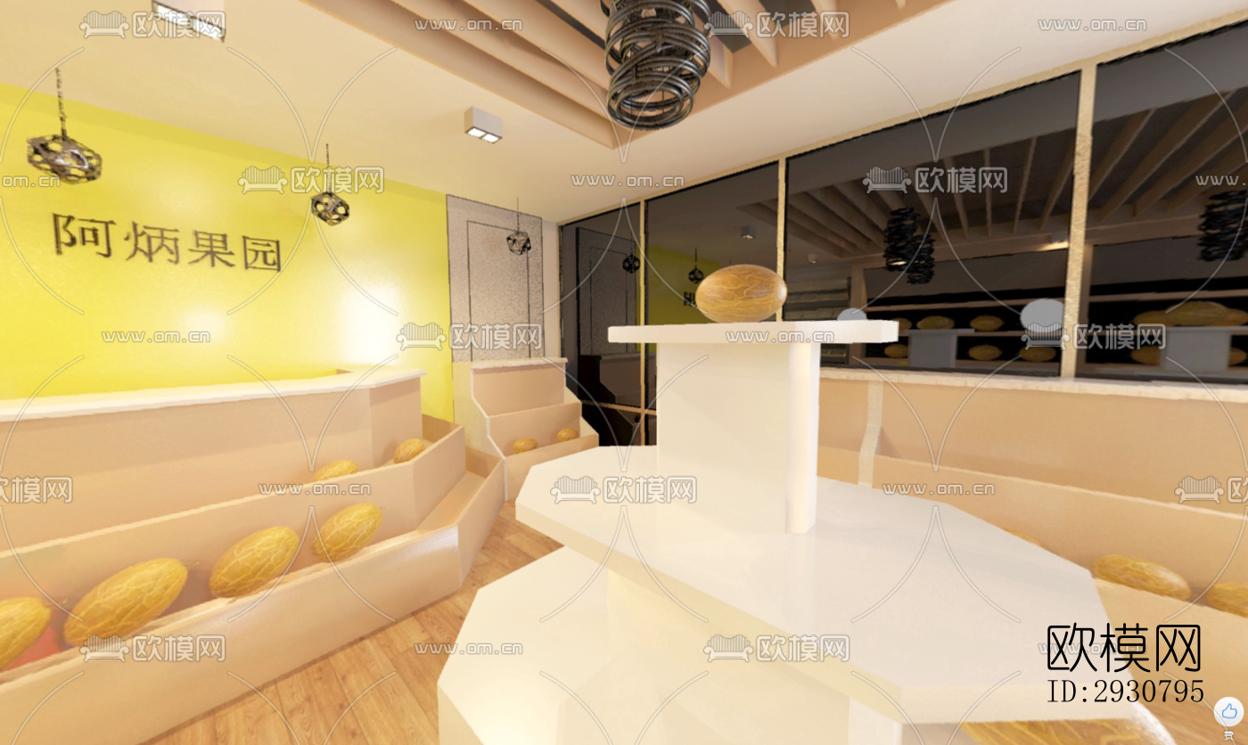 现代零售店铺效果图下载（渲染图2）