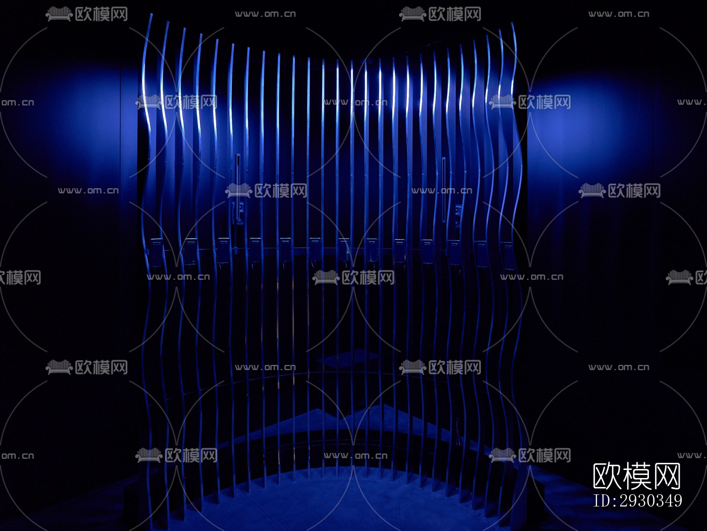 现代展览展厅效果图下载（渲染图8）