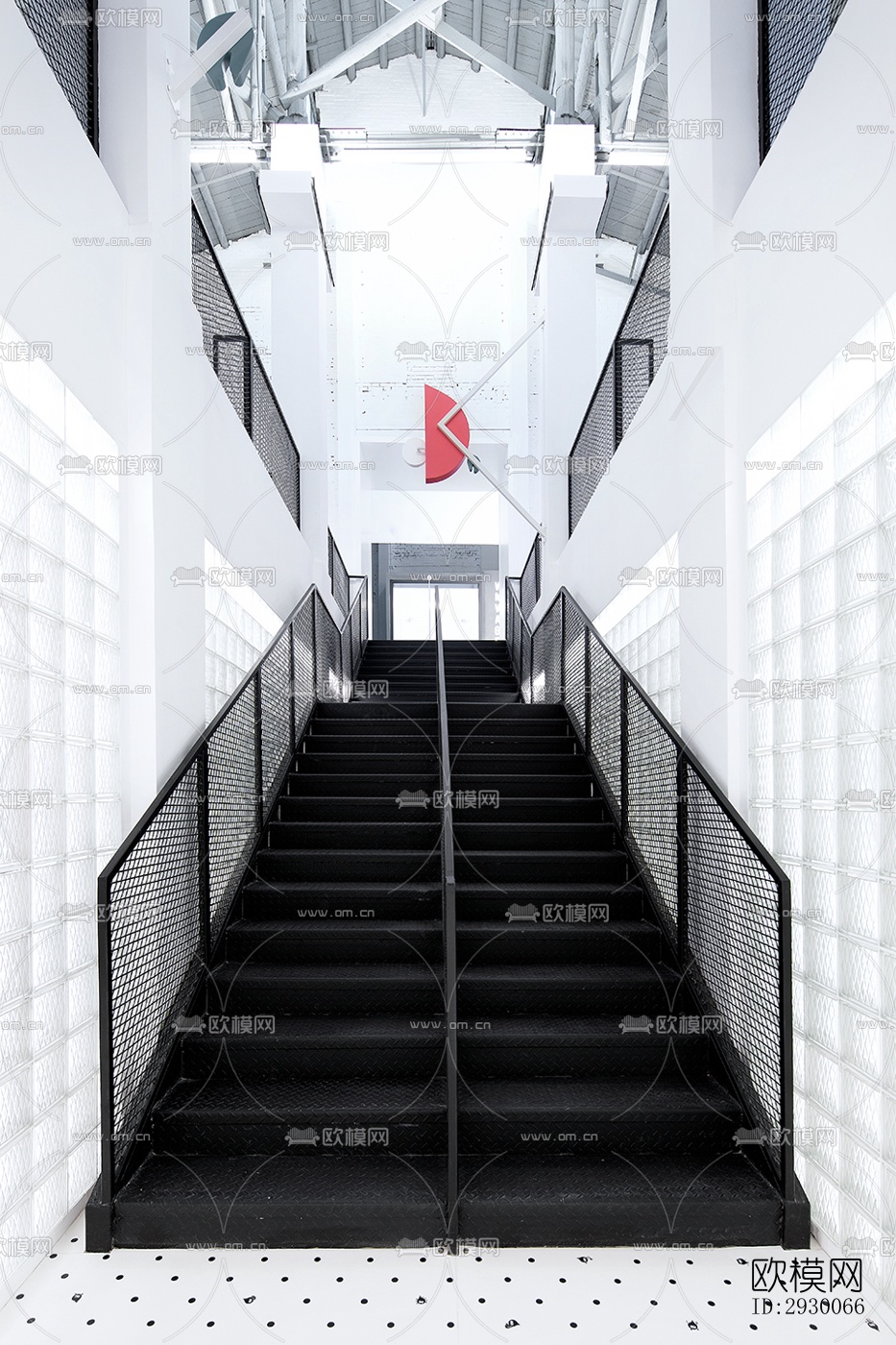 工业风展览展厅效果图下载（渲染图9）